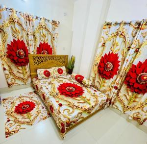 3D বেডশীট ৯ পিসের কম্বো সেট।