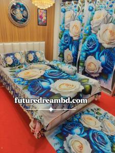 ১০০% 3D ওয়াটার প্রুফপ্রিমিয়াম কোয়ালিটি বেডশীট